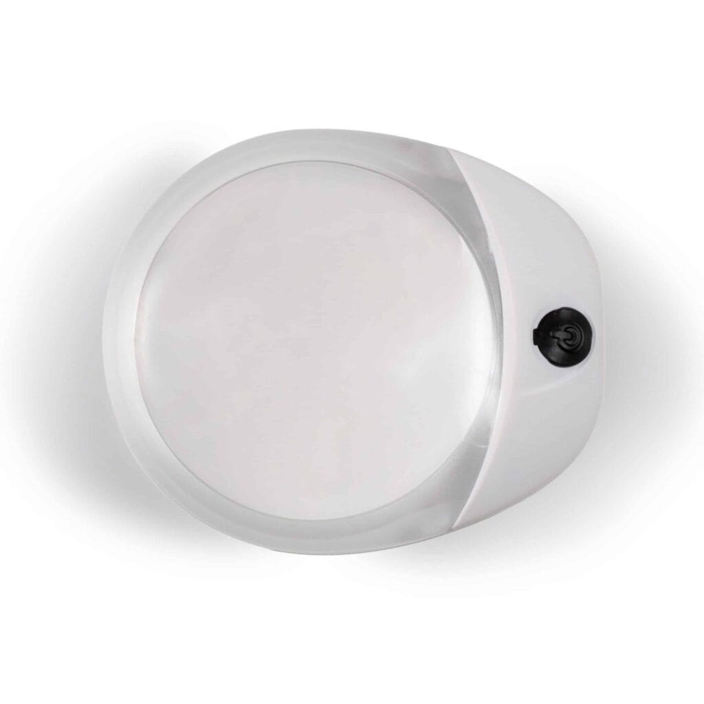 Bright - field magnifier with LED illumination and 10x magnification, rechargeable - Nova Coins