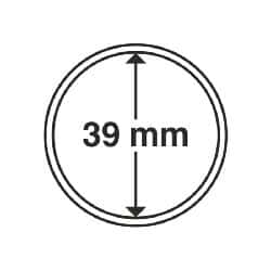 Lighthouse Coin Capsules 39mm (pack of 10)