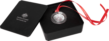 Christmas Festive Florals 2025 50c Coloured Fine Silver Proof Coin - Nova Coins