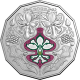 Christmas Festive Florals 2025 50c Coloured Unc Coin Card (Set of 5) - Nova Coins