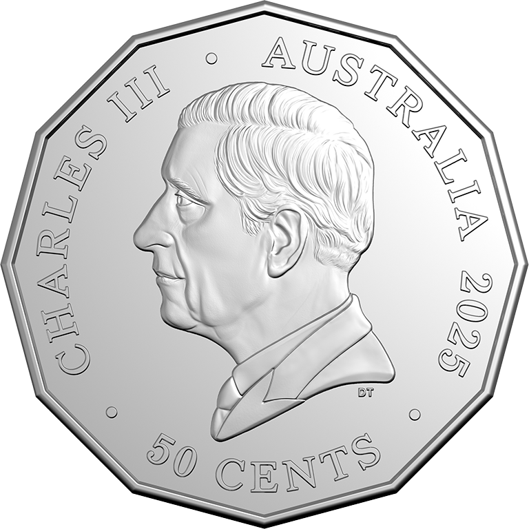 Christmas Festive Florals 2025 50c Coloured Unc Coin Card - Singles - Nova Coins