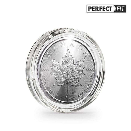 Coin capsules ULTRA Perfect Fit for 1 oz. Maple Leaf Silver (38mm), 40 - pack - Nova Coins