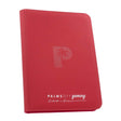 Collector's Series 9 Pocket Zip Trading Card Binder - Red - Nova Coins