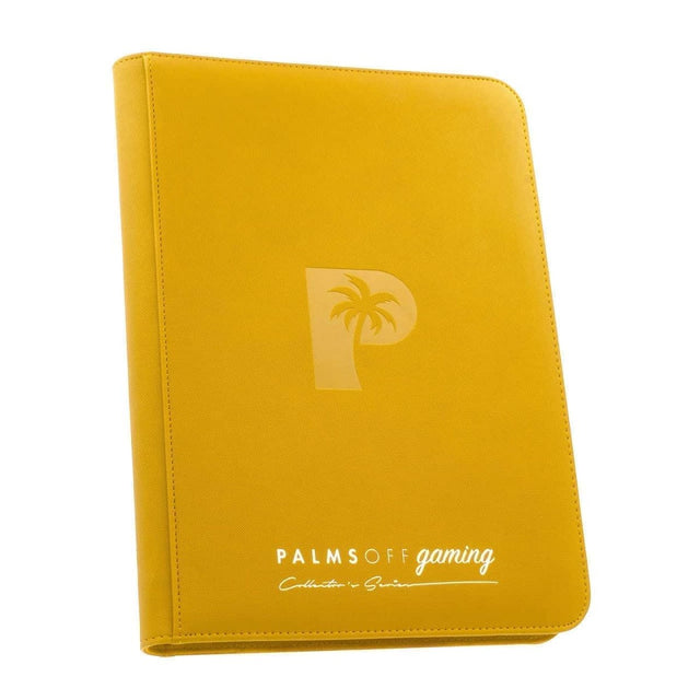 Collector's Series 9 Pocket Zip Trading Card Binder - Yellow - Nova Coins