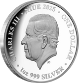 Colours Of Australia - 2025 $1 Evergreen Rainforest 1oz Silver Proof Coin - Nova Coins