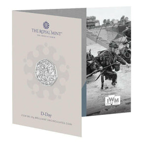 D - Day 2024 50p Cupro - Nickel Brilliant Uncirculated Coin - Nova Coins