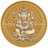 2024 Diwali 1oz Silver Gilded Medallion