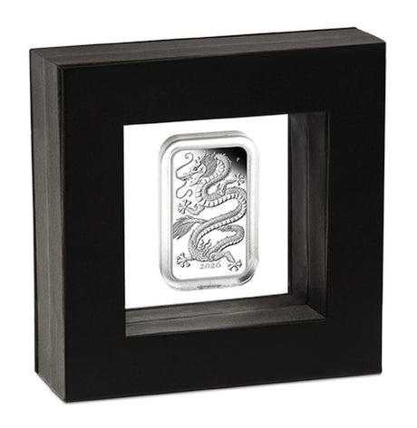 Dragon 2026 $1 1oz Silver Proof Rectangle Coin