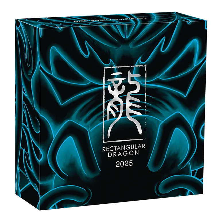 2025 Dragon 1oz Silver Proof Rectangular Coin