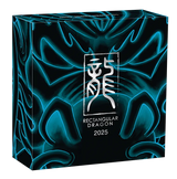 2025 Dragon 1oz Silver Proof Rectangular Coin
