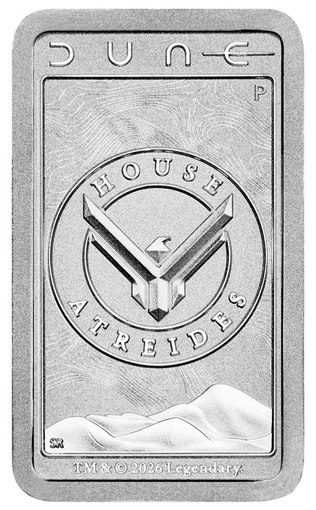 Dune - House Atreides 2026 10g Silver Minted Bar