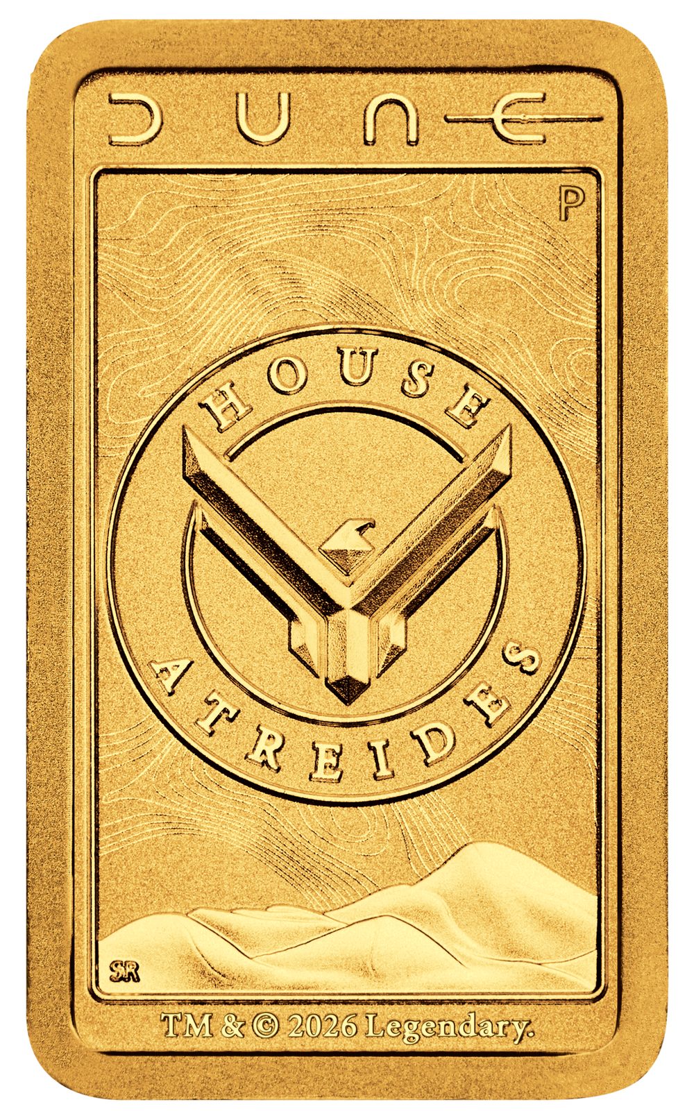 Dune – House Atreides 2026 1g Gold Minted Bar
