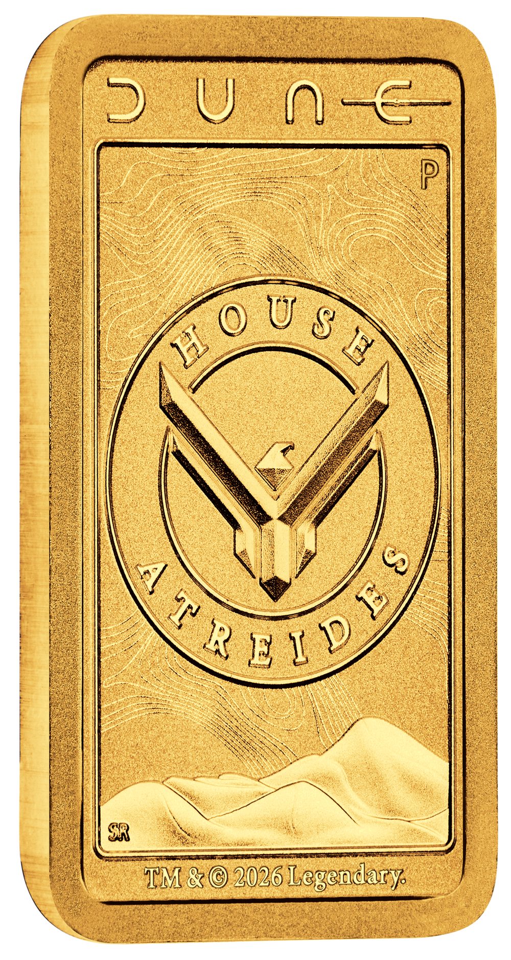 Dune – House Atreides 2026 1g Gold Minted Bar