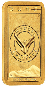 Dune – House Atreides 2026 1g Gold Minted Bar