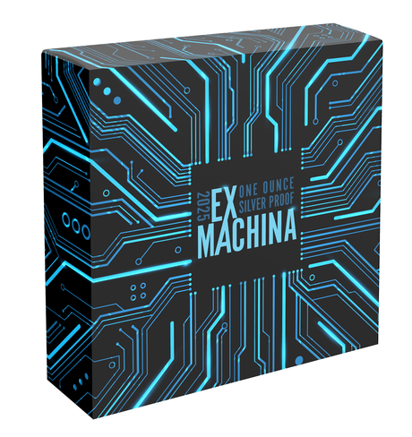 Ex Machina 2025 $1 1oz Silver Proof Coin - Nova Coins