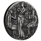Fate - The Moirai 2025 2oz Silver Antiqued High Relief Coin - Nova Coins