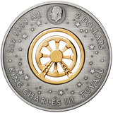 2025 Ferris Wheel 2oz Silver Antiqued Coloured Coin