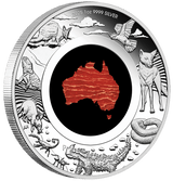 Great Southern Land Desert 2025 1oz Silver Proof Jasper Coin - Nova Coins