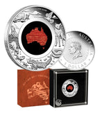 Great Southern Land Desert 2025 1oz Silver Proof Jasper Coin - Nova Coins