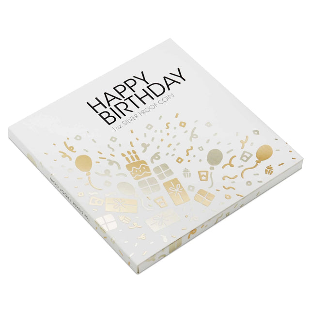 Happy Birthday 2022 1oz Silver Proof Coloured Coin - Nova Coins