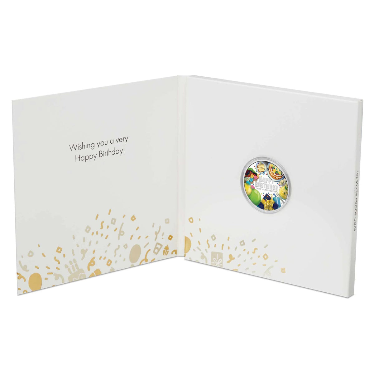 Happy Birthday 2023 1oz Silver Proof Coloured Coin - Nova Coins