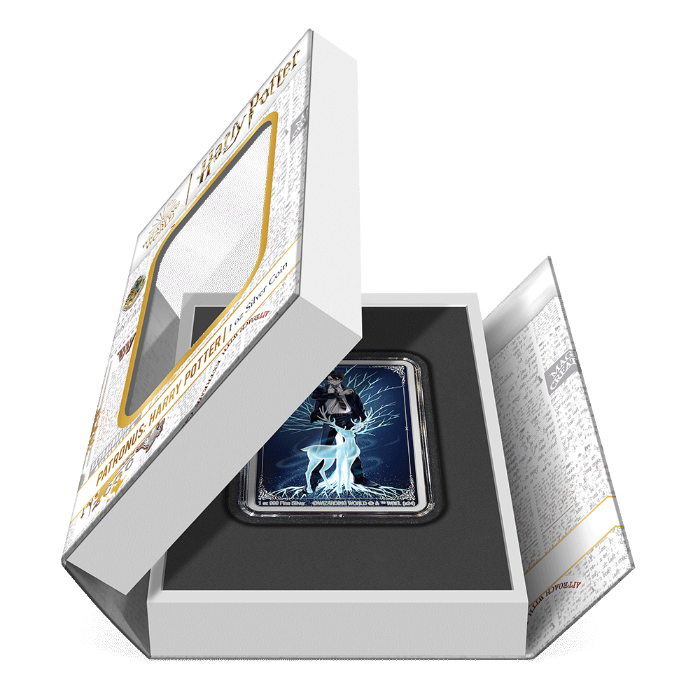HARRY POTTER™ Patronus: Harry Potter 1oz Silver Collectable Coin - Nova Coins