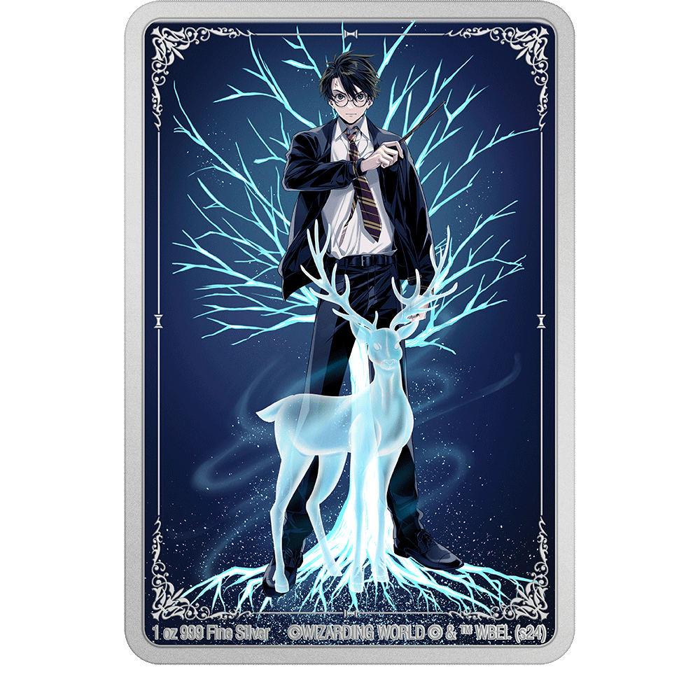 HARRY POTTER™ Patronus: Harry Potter 1oz Silver Collectable Coin - Nova Coins