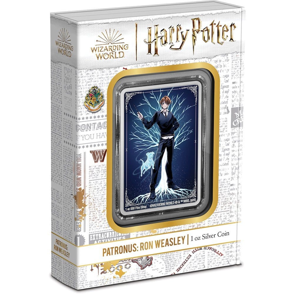 HARRY POTTER™ Patronus: Ron Weasley 1oz Silver Collectable Coin - Nova Coins