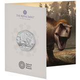 2024 UK 50p Dinosaurs - T-Rex BU