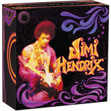 Jimi Hendrix 2025 1oz Silver Proof Coloured Coin
