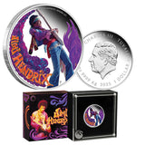 Jimi Hendrix 2025 1oz Silver Proof Coloured Coin