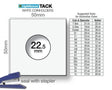 Lighthouse 22.5mm Staple 2×2 Coin Holders - $2 5c 2c Sov Australia - Pack of 100 - Nova Coins