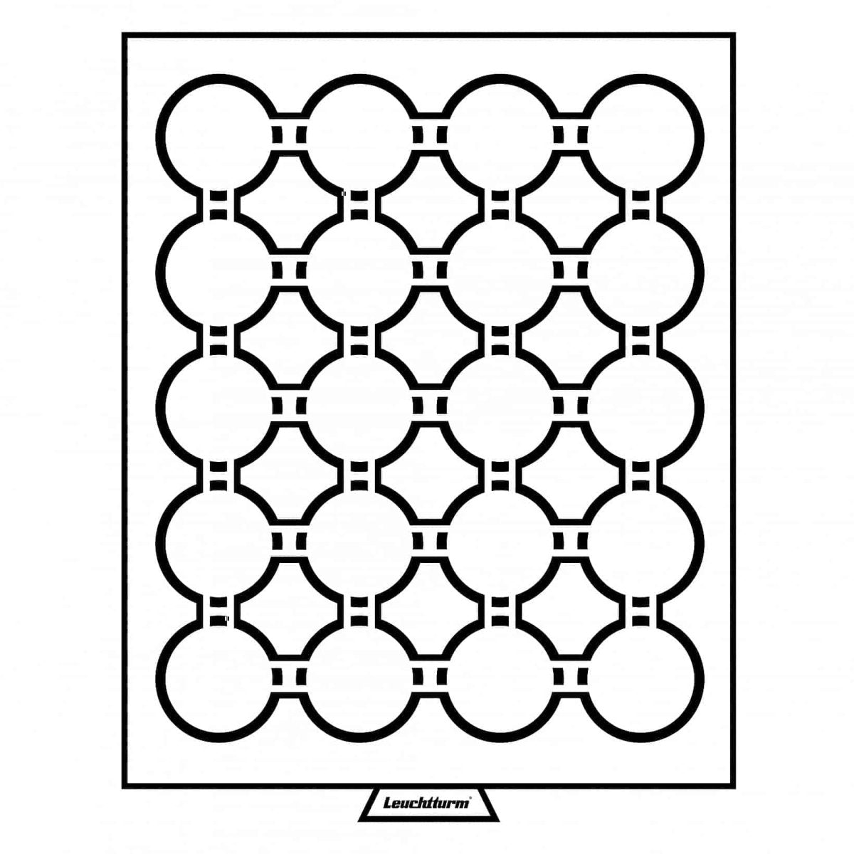Lighthouse Coin Tray Red - 41mm Capsules - Nova Coins