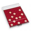 Lighthouse Coin Tray Red - 41mm Capsules - Nova Coins