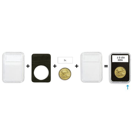 Lighthouse Quickslab Coin Capsules - Nova Coins