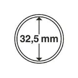 Lighthouse Ultra 50c Ultra Coin Capsules - 32.5mm - Nova Coins