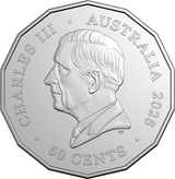 Lunar Series Year of the Horse 2026 50c Tetradecagon Unc Coin Card - Nova Coins