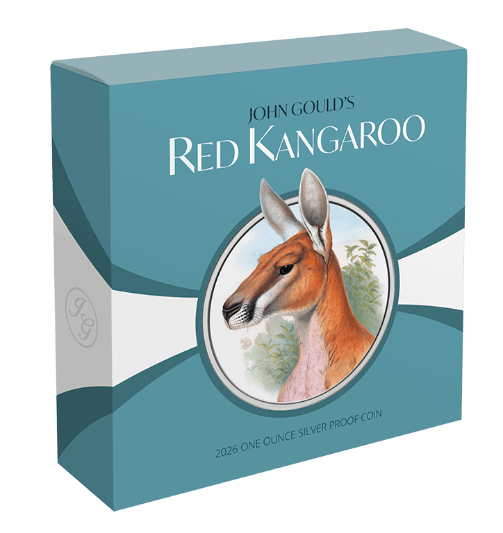 Mammals of Australia Red Kangaroo 2026 1oz Silver Proof Coin - Nova Coins