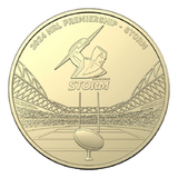 NRL Melbourne Storm $1 Team Coin in Card - Nova Coins