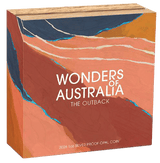 2026 1oz Wonders of Australia Outback Silver Proof Opal Coin