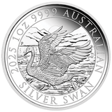 Perth Money Expo 2025 - Australian Swan 2025 1oz Silver Proof Coin - Nova Coins