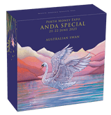 Perth Money Expo 2025 - Australian Swan 2025 1oz Silver Proof Coin - Nova Coins