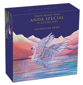 Perth Money Expo 2025 - Australian Swan 2025 1oz Silver Proof Coin - Nova Coins