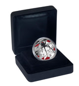2026 Deadly & Dangerous 20th Anniversary Red-Back Spider 1oz Silver Proof Coin