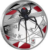 2026 Deadly & Dangerous 20th Anniversary Red-Back Spider 1oz Silver Proof Coin