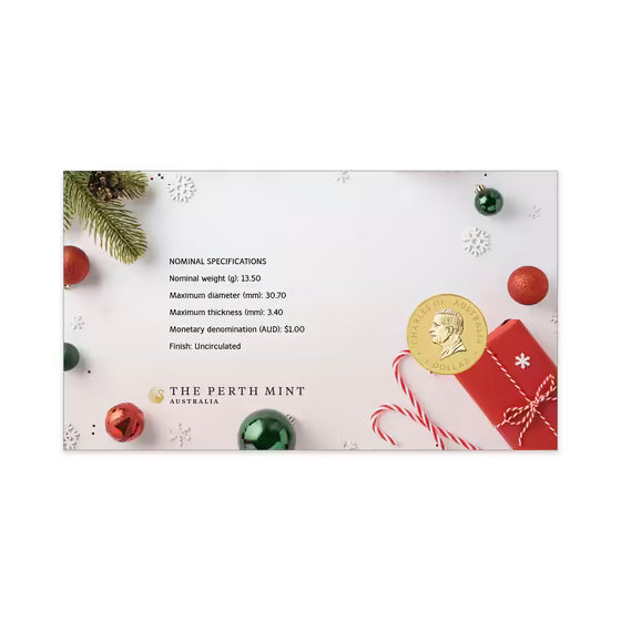 2025 Christmas-Secular Postal Numismatic Cover (Perth Mint)