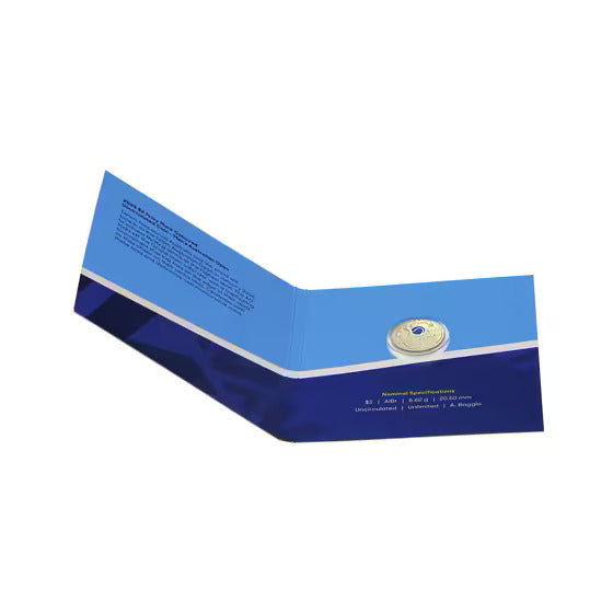 2025 Men’s Australian Open $2 Privy Mark Coin in Folder - Opened