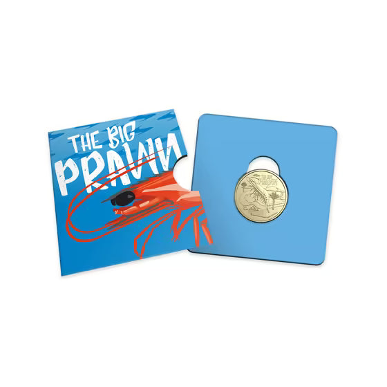 2025 Aussie Big Things 2 $1 AlBr Uncirculated – The Big Prawn
