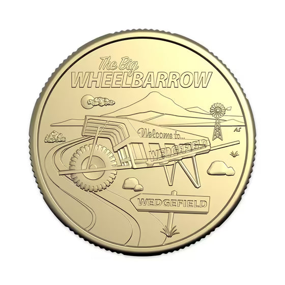 2025 Aussie Big Things 2 $1 AlBr Uncirculated – The Big Wheelbarrow