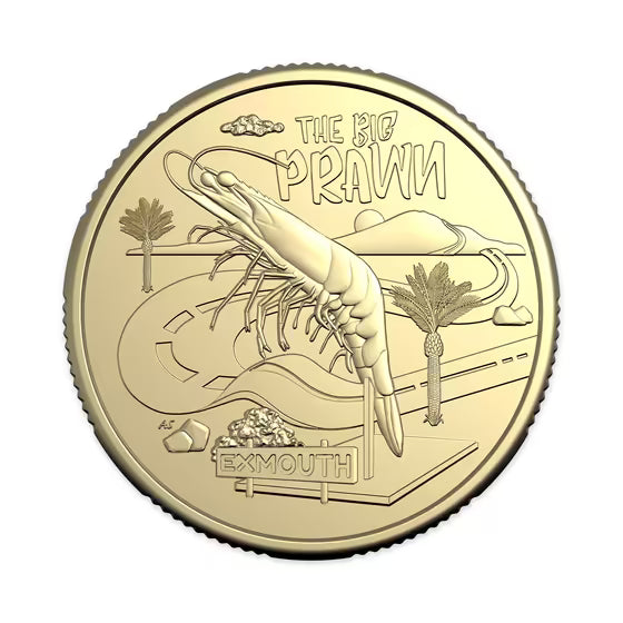 2025 Aussie Big Things 2 $1 AlBr Uncirculated – The Big Prawn